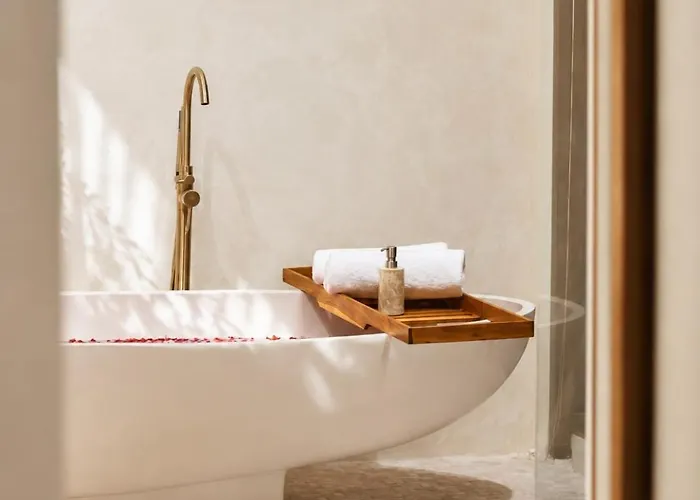 Coco 1br Private Pool In Pererenan With Skylight Bathtub